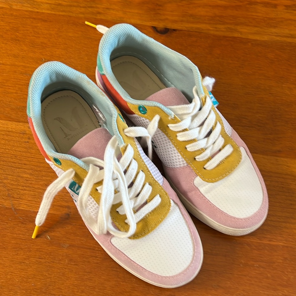 French sneakers. M Mustache